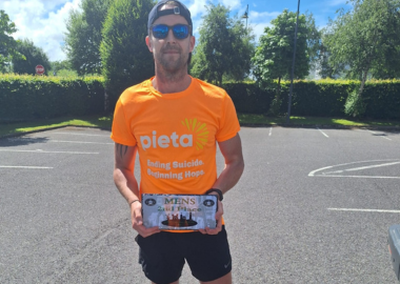Thank you so much to David Byrne for raising €2,630 for Pieta by running the Tralee 100KM Ultra Marathon! Thank you for your generosity!